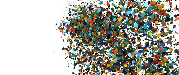 Colorful Confetti Explosion