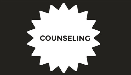 counseling button web banner templates. Vector Illustration 
