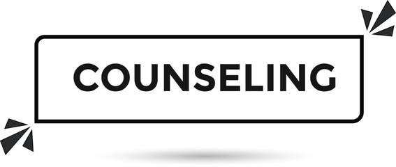 counseling button web banner templates. Vector Illustration 
