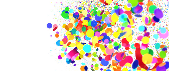 Colorful Confetti Explosion