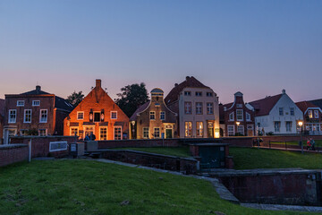 Fototapeta premium Der idyllische Ort Greetsiel an der Nordsee