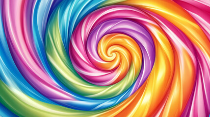 Obraz premium abstract colorful swirl