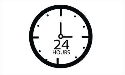 Clock icon set. Flat clock icons. Time measurement concept.