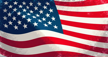 Fototapeta premium american flag