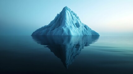 Obraz premium Hidden Mysteries of the Iceberg, water, mystery, nature, ocean