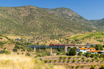 Railway Bridge (Ponte Ferroviaria de Murca), Vila Nova de Foz Coa, Douro UNESCO site, Portugal