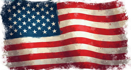 Fototapeta premium country flag on old paper