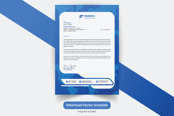 formal business and corporate letterhead template
