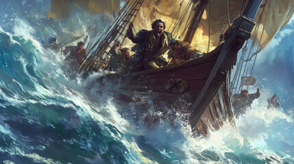 Illustrate well-known historical or contemporary figures who are known for their risk-taking and pioneering spirit. Show their achievements and the impact of their daring actions