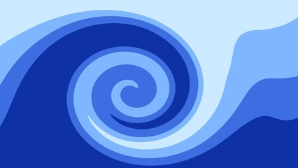 Abstract blue background with spiral pattern 