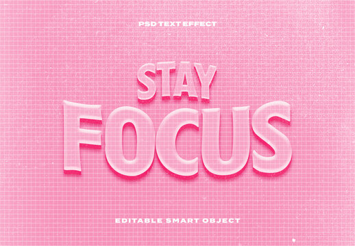 Transparent 3D Text Effect