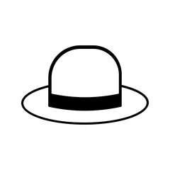 Cowboy hat icon vector logo symbol illustration