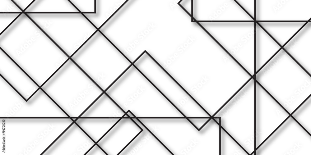 Poster modern and creative design with different size white boxes on the white. abstract white and grey squ