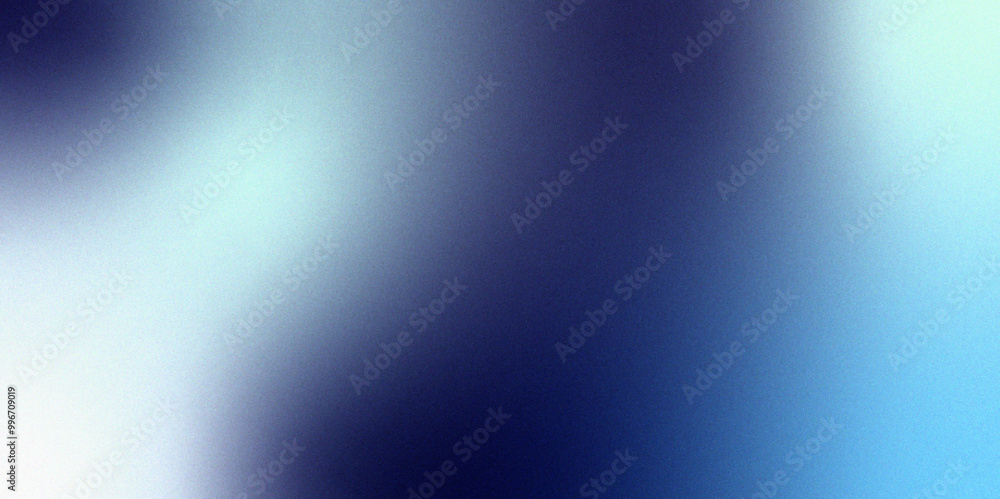 Poster soft gradient backdrop with grain and noise. pastel navy blue gradient foil shimmer background textu