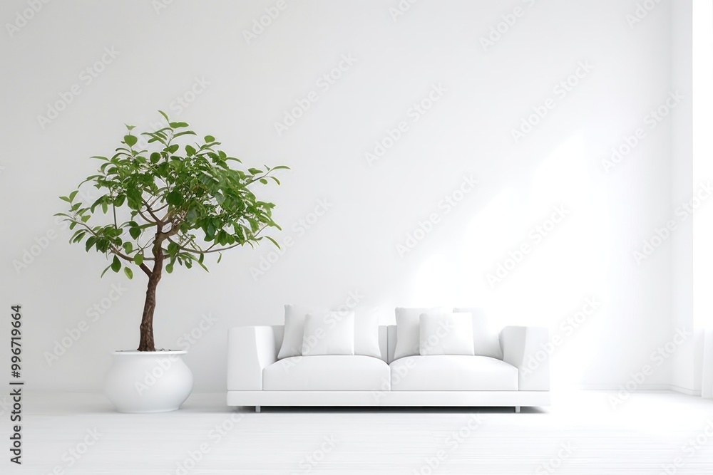 Poster Modern sofa wall architecture furniture.