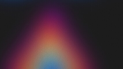 Gradient banner background with a grainy texture, featuring a rainbow of red, blue, yellow, orange, and purple hues for a vibrant and noisy effect, perfect for a poster header or backdrop design.
