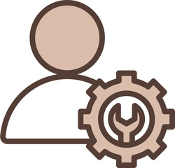 hand drawn illustration of Business process management 