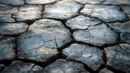 Desolate Cracked Land in High Resolution