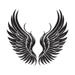 wings icon set Collection Vector illustration