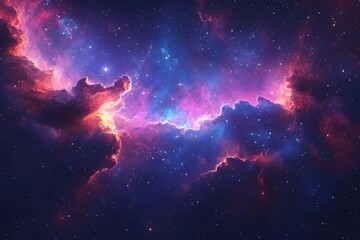 nebula and galaxy in the space with a lots of stars
