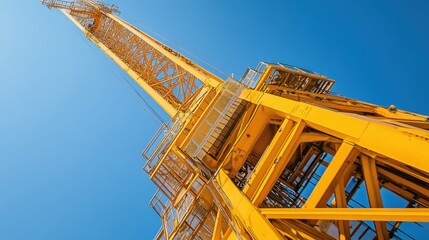 The Yellow Construction Tower