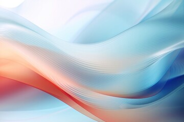 Naklejka premium Abstract glass transparent on swirl wave motion glitch effect background backgrounds futuristic pattern.