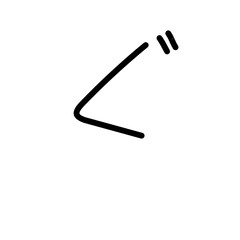 Obraz premium doodle hiragana letters