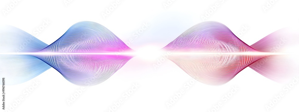 Poster detailed showcasing the dynamic light wave behavior within a tunable laser system capturing the comp