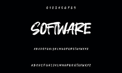 Handwritten Brush Font - Perfect for Invitations