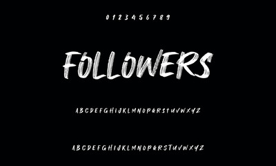 Handwritten Brush Font - Perfect for Invitations