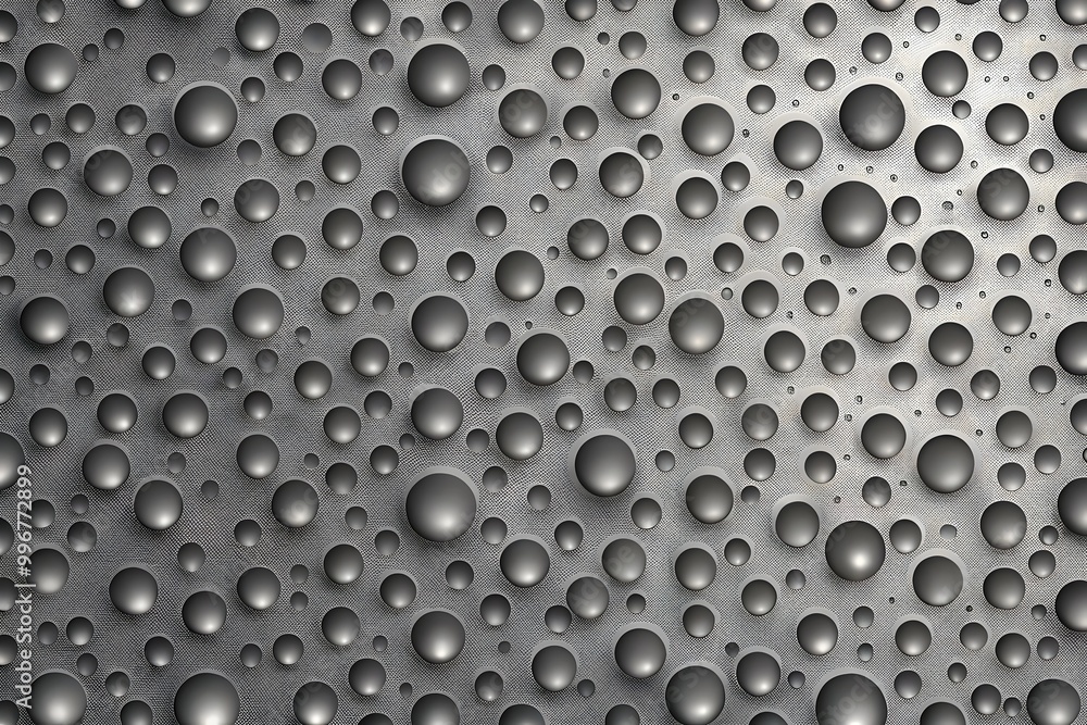 Poster metallic surface water droplets reflection textures patterns abstract