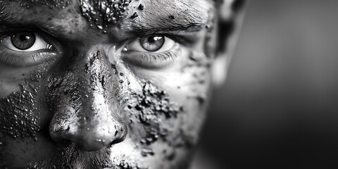 Rugby Player Intense Game