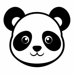 panda with a smile