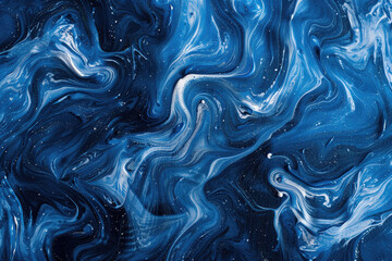 Obraz premium Abstract blue marble background.