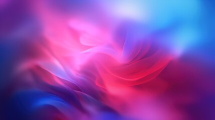 Obraz premium Abstract Swirling Colors in Pink and Blue