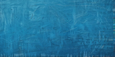 Texture of blue chalkboard with copy space. Education and reading concept background.