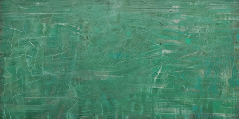 Abstract texture of green chalkboard background texture with copy space. Design concept for school education, dark wall backdrop , design template.