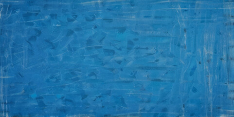 Abstract texture of blue chalkboard background texture with copy space. Design concept for school education, dark wall backdrop , design template.