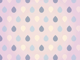 かわいいピンクと雫模様の背景壁紙素材