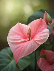 close up of pink flower