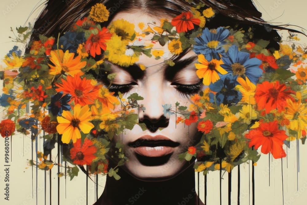 Poster exploring the concept of abstraction in art and its impact on modern creative expressions