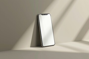 A phone mockup electronics iphone mobile phone.