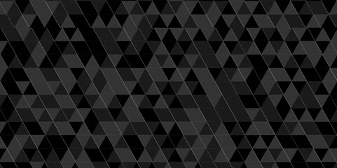 Abstract Vector geometric seamless gray and black cube square low polygon background. abstract surface creative diamond pattern gray Polygon Mosaic triangle texture background.