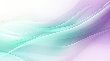 Minimalist abstract design with geometric shapes in soft pink, mint, and light lavender hues