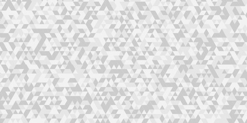 Abstract Vector geometric seamless gray and white cube square low polygon background. abstract surface creative diamond pattern gray Polygon Mosaic triangle texture background. 