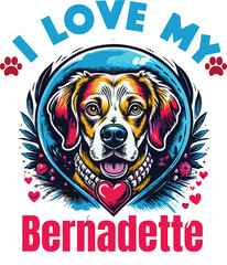 Edison Is My Cute Cat, Cat name t-shirt Design