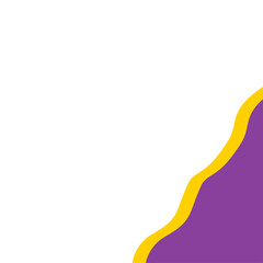 Gold Purple Border Corner Certificate