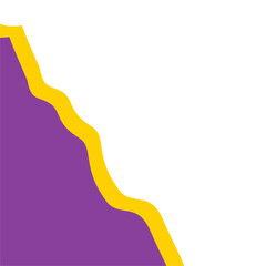 Gold Purple Border Corner Certificate