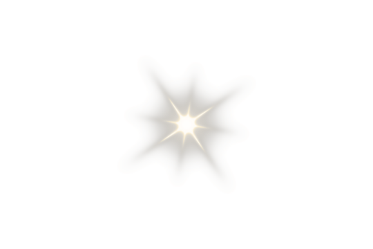White glow light effect. Starlight sparkle. Light flare effect shine glow. Light PNG. Glowing design elements