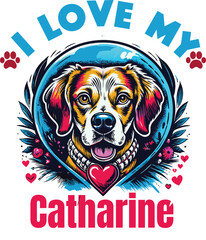 Frankie Is My Cute Cat, Cat name t-shirt Design